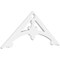 Ekena Millwork Pitch Sellek Architectural Grade PVC Gable Pediment, 36"W x 15"H x 1"P (10/12) GPP036X015X100SLK - alternate 1